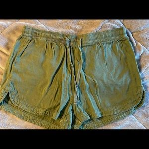 NWOT American Eagle Hi-Waisted Linen Shorts